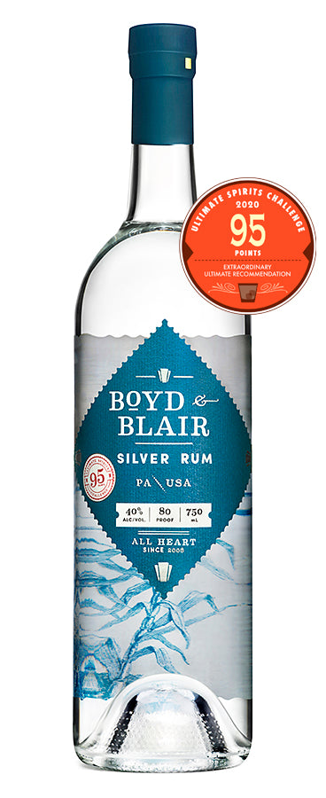 BOYD & BLAIR SILVER RUM